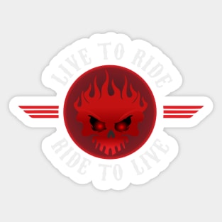 Ride to live 2 Sticker